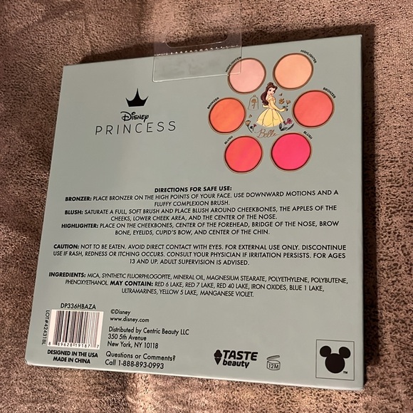 NWT Disney Makeup Disney Princess Belle Complexion Palette - Picture 2 of 6
